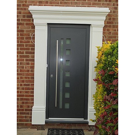 492 - Aluminium Door With Surround